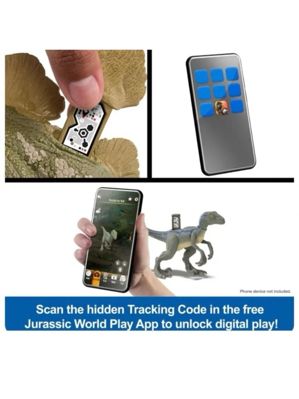 🆕 - Jurassic World Mapusaurus Trackers Figure. New in Box.